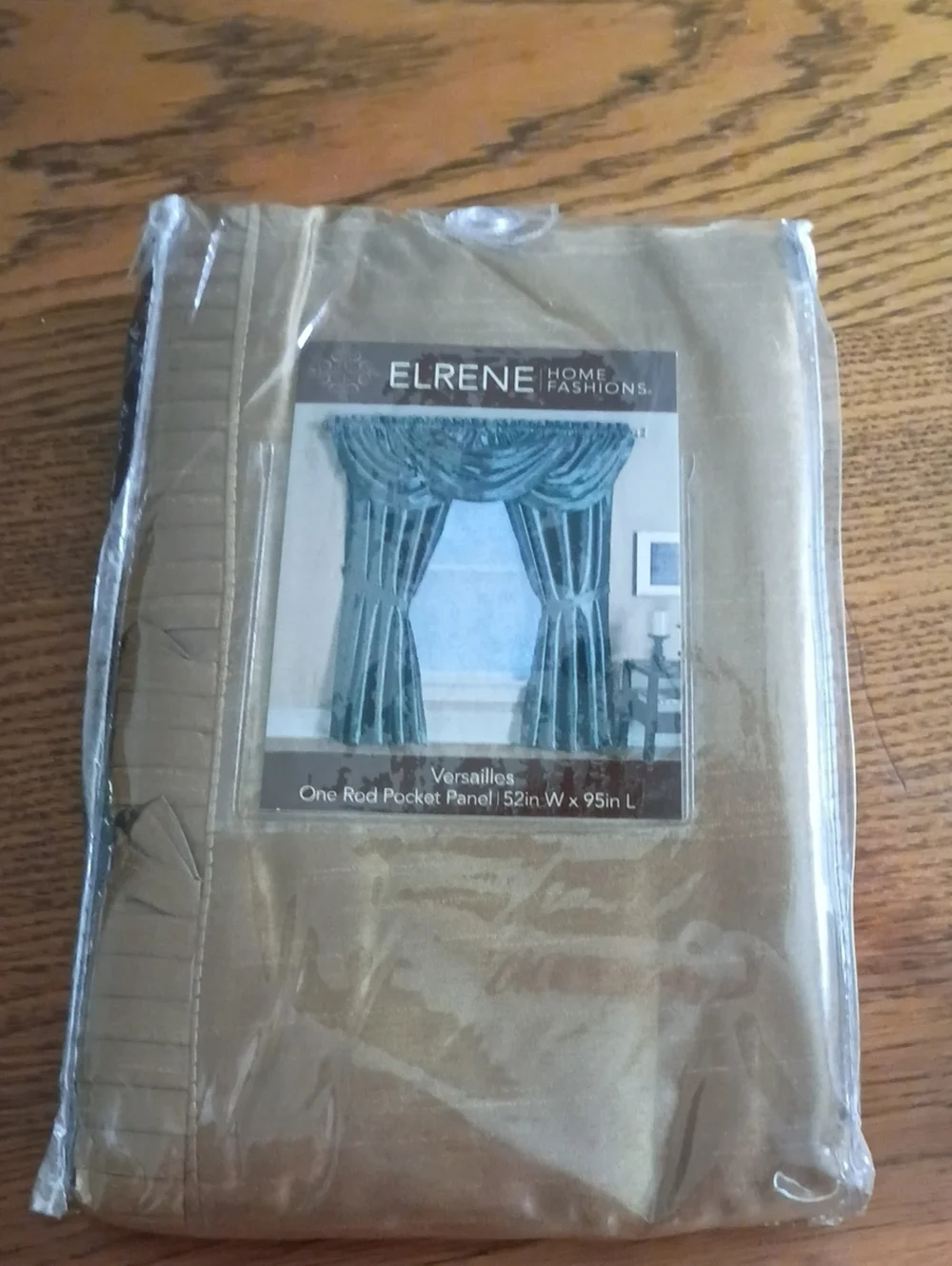 Gold Window Curtain Panel - Elrene